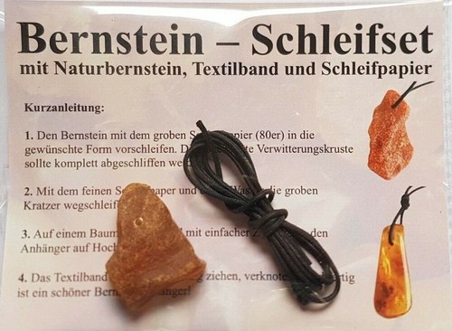 Bernsteinschleifset easy 8 - bernsteinschleifset,