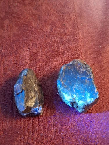 Blauer bernstein aus sumatra - blauer,