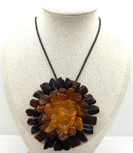 Boho naturbernstein kette - naturbernstein,