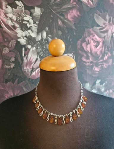 Natur bernstein collier - natur,