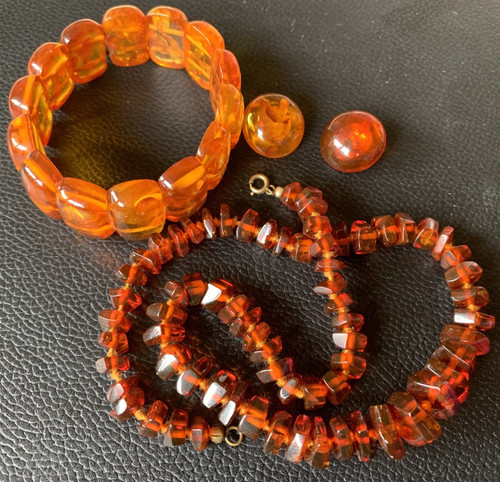 Teile bernsteinschmuck - 4,