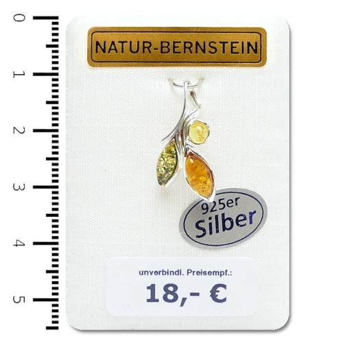 Bernstein anhänger modern - bernstein,